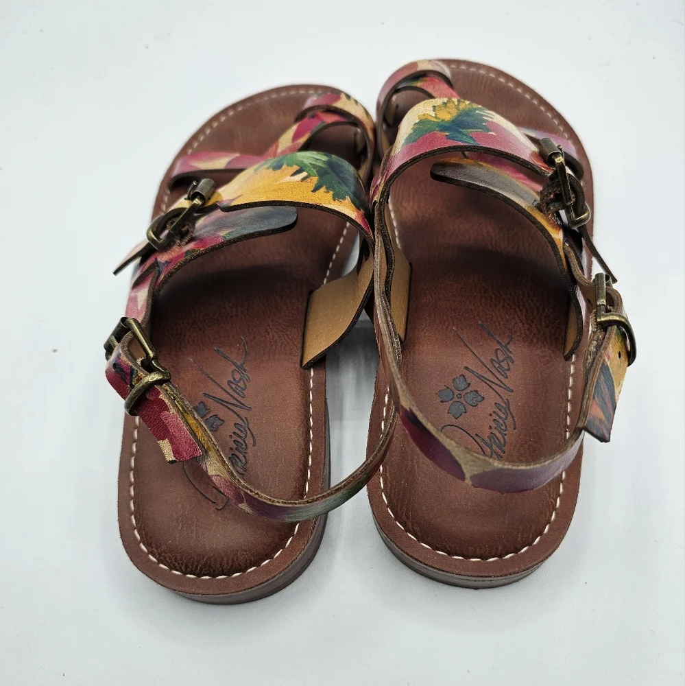 Patricia Nash Fidella Spring Multi Sandals - Picture 2 of 15